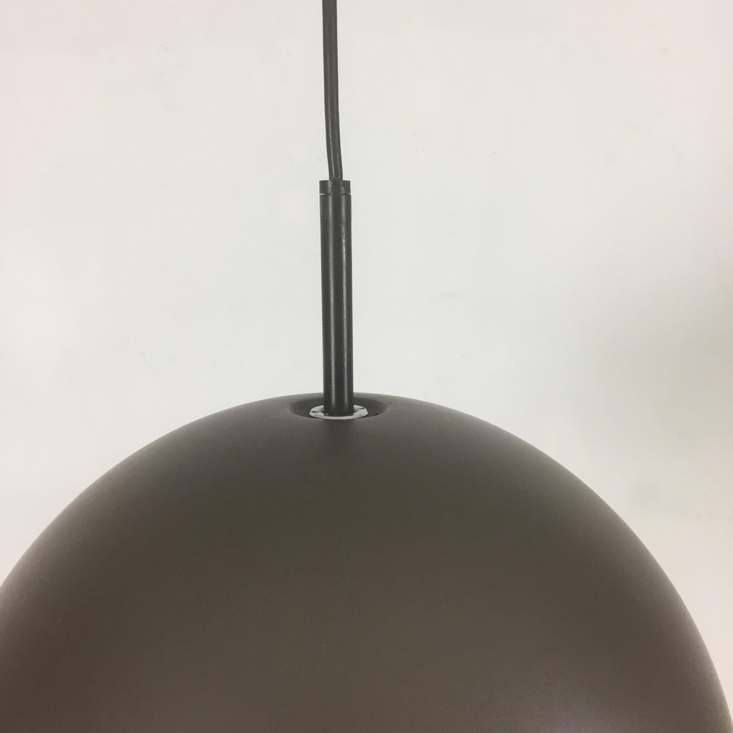 1970s Brown Metal Bubble Hanging Light by Rolf Krüger for Staff Lights, Germany 1