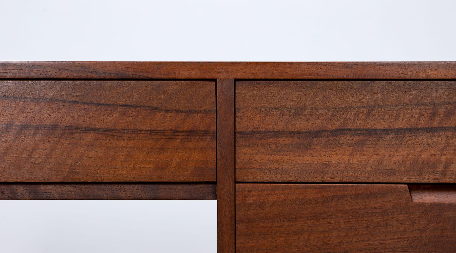 1970s Brown Walnut Desk by George Nakashima 'f' For Sale 5