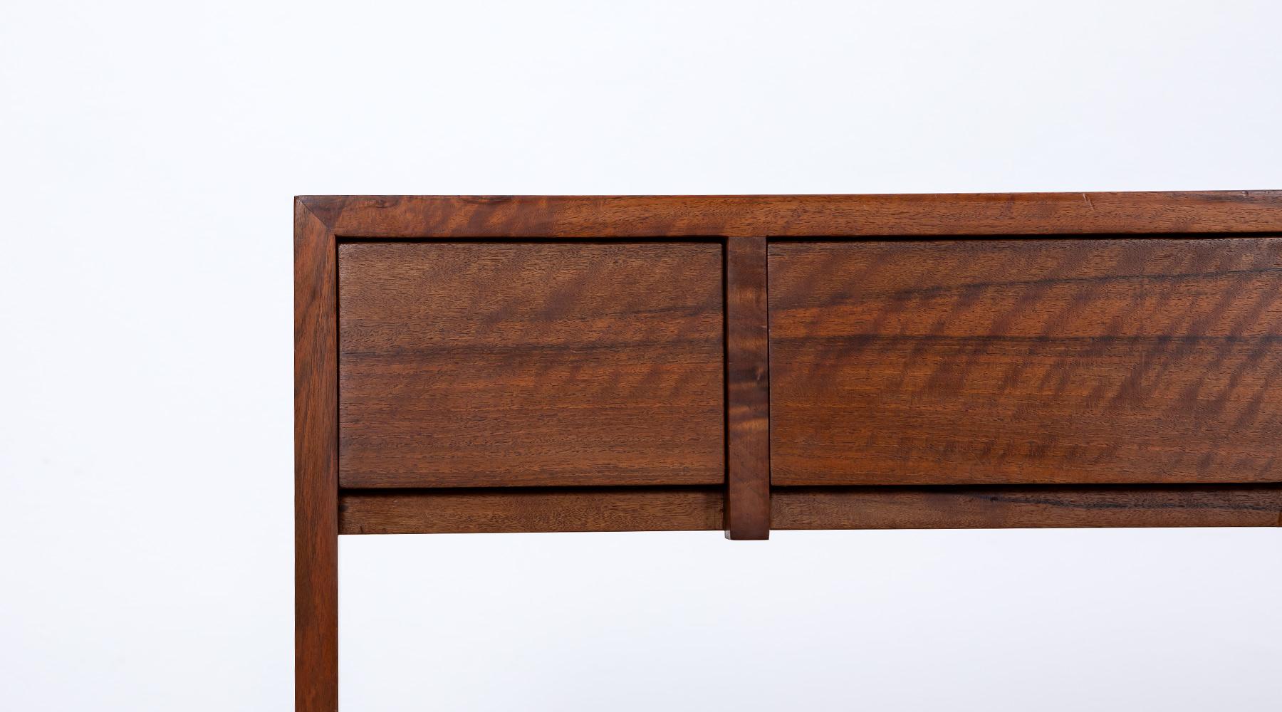 1970s Brown Walnut Desk by George Nakashima 'f' For Sale 2