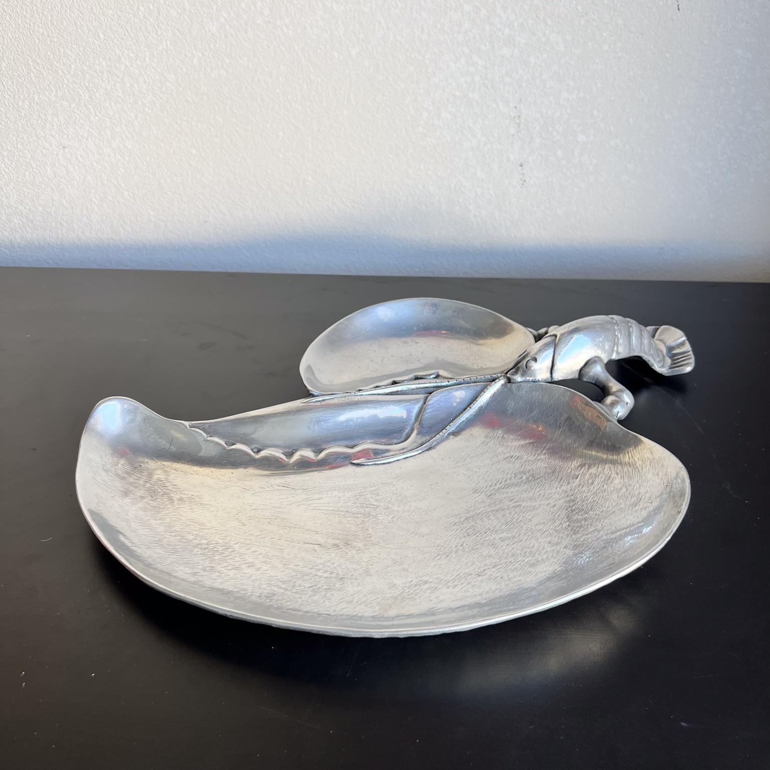Bruce Cox, Hummer-Skulptur-Serviertablett-Platte, 1970er Jahre im Angebot 5