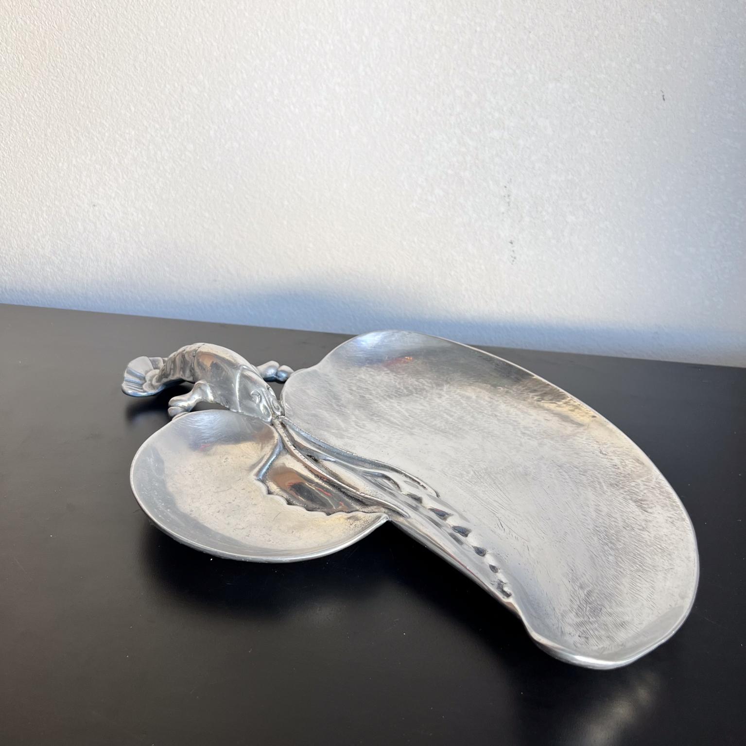Bruce Cox, Hummer-Skulptur-Serviertablett-Platte, 1970er Jahre im Angebot 3