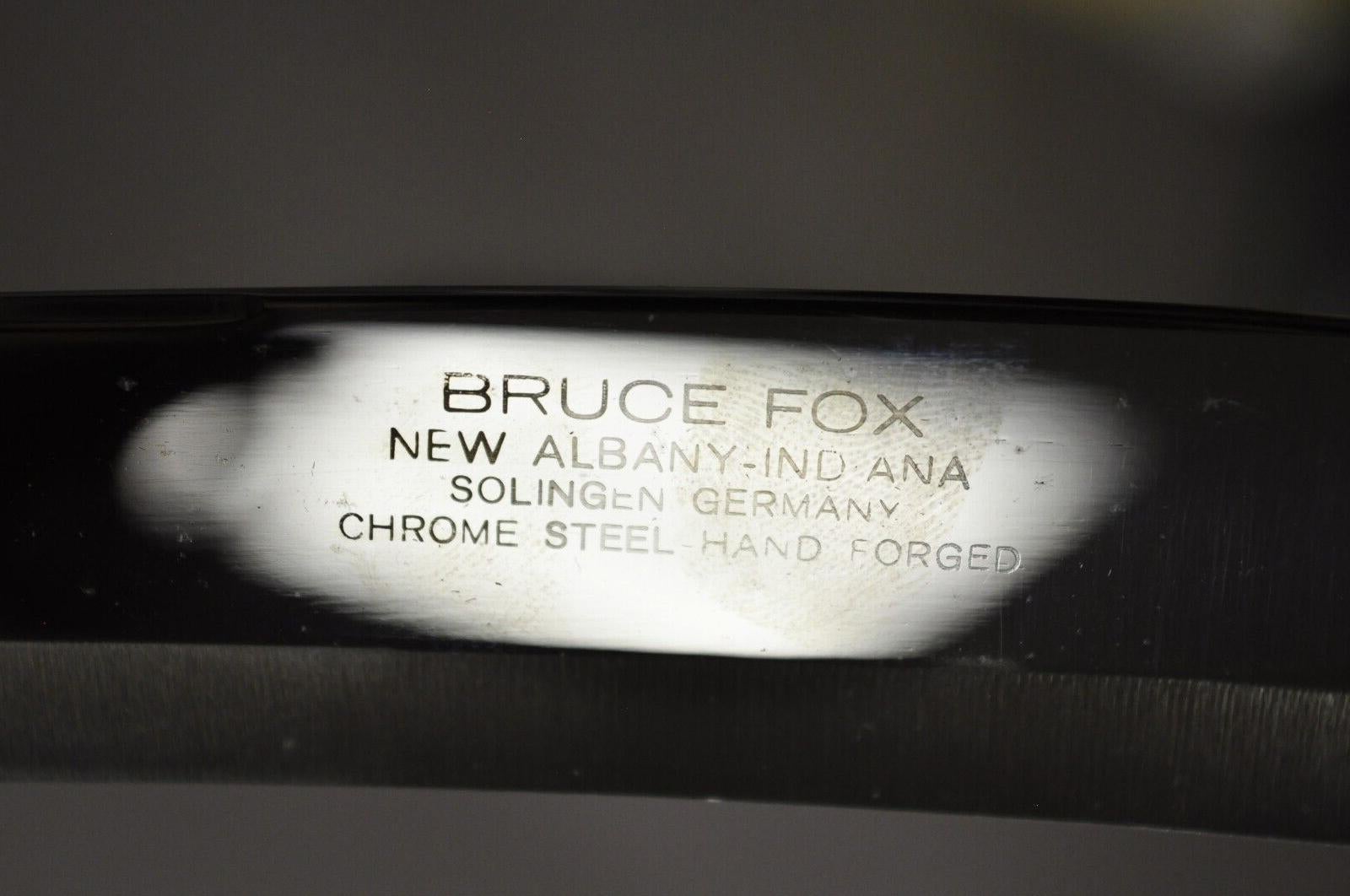 1970s, Bruce Fox Cast Aluminum Charging Bull Carving Set Knife and Fork, 2 Pcs 3