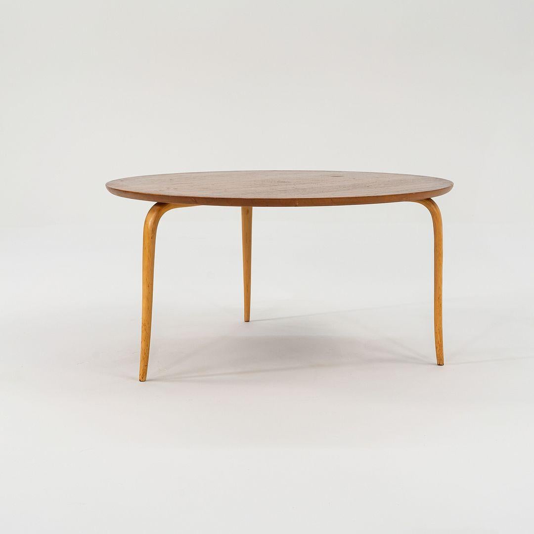 Fine XX secolo Tavolino Annika di Bruno Mathsson per Firma Karl Mathsson del 1970, 37 pollici in vendita