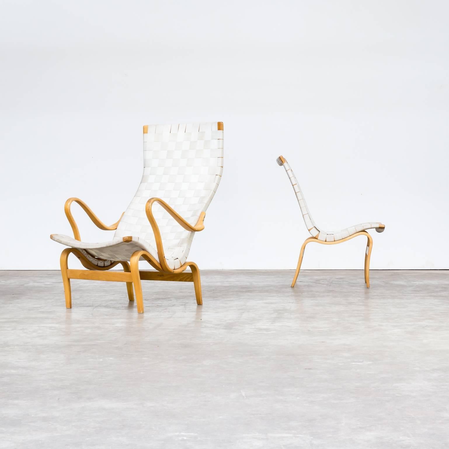 1970s Bruno Mathsson ‘pernilla’ chairs for DUX. Good condition wear consistent with age and use.