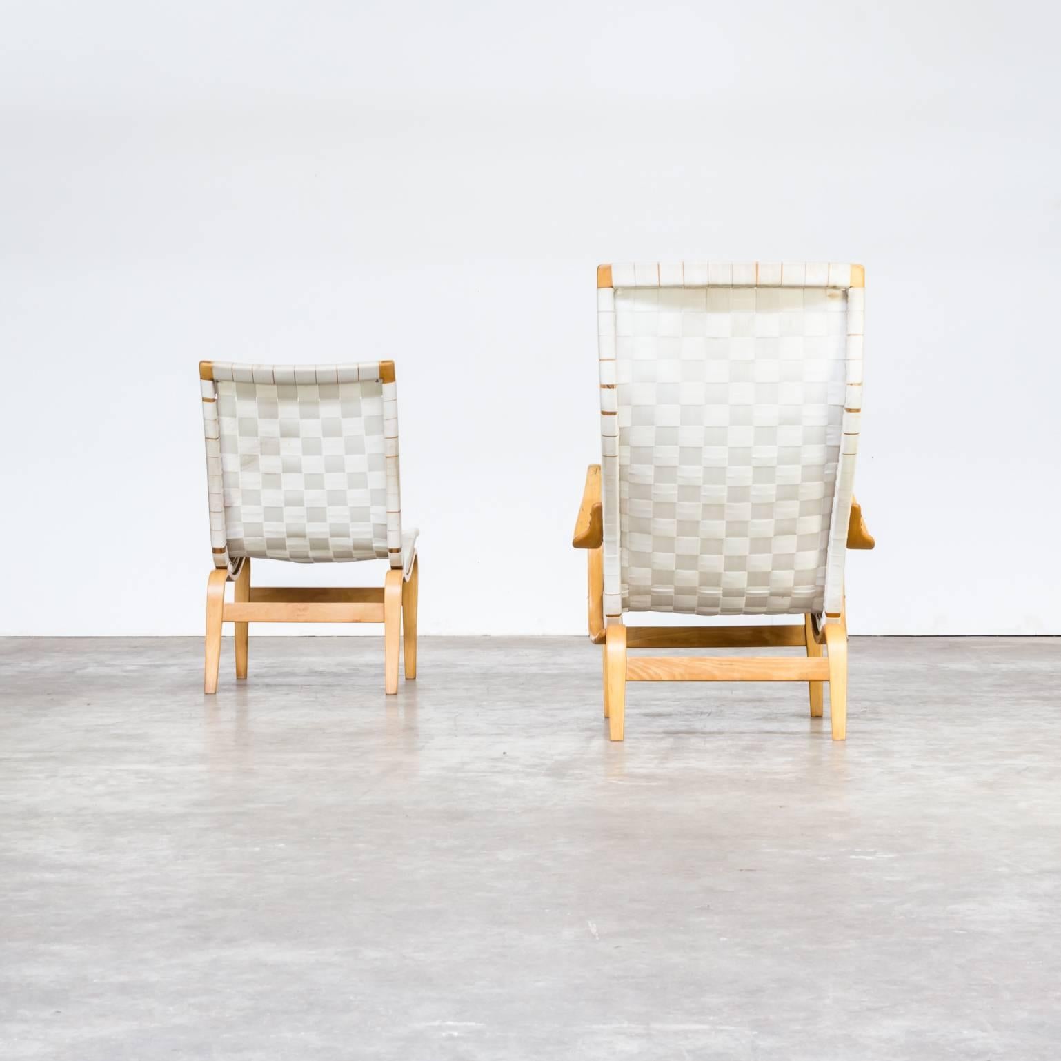 1970s Bruno Mathsson ‘Pernilla’ Chairs for DUX For Sale 1