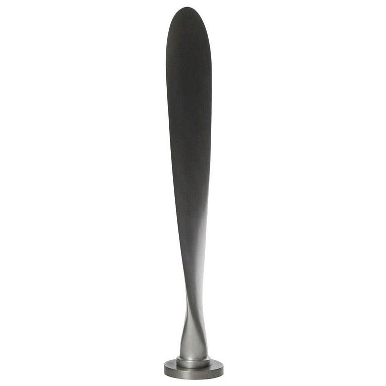 1970s Brushed Aluminum Airplane Propeller Sculpture For Sale