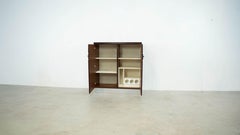 1970's brutalist bar cabinet