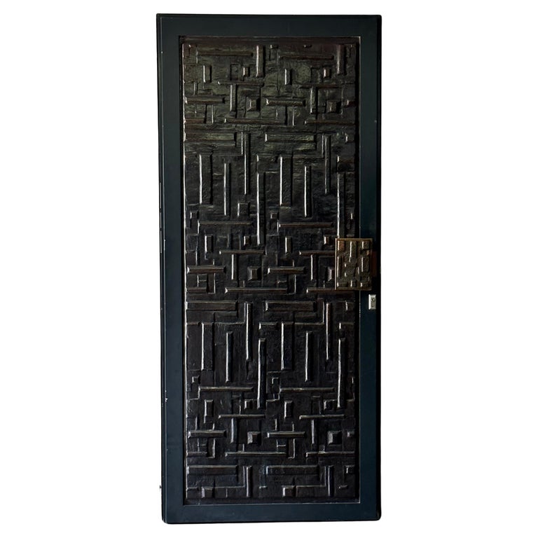 1970s Brutalist Copper Door Panel For Sale at 1stDibs