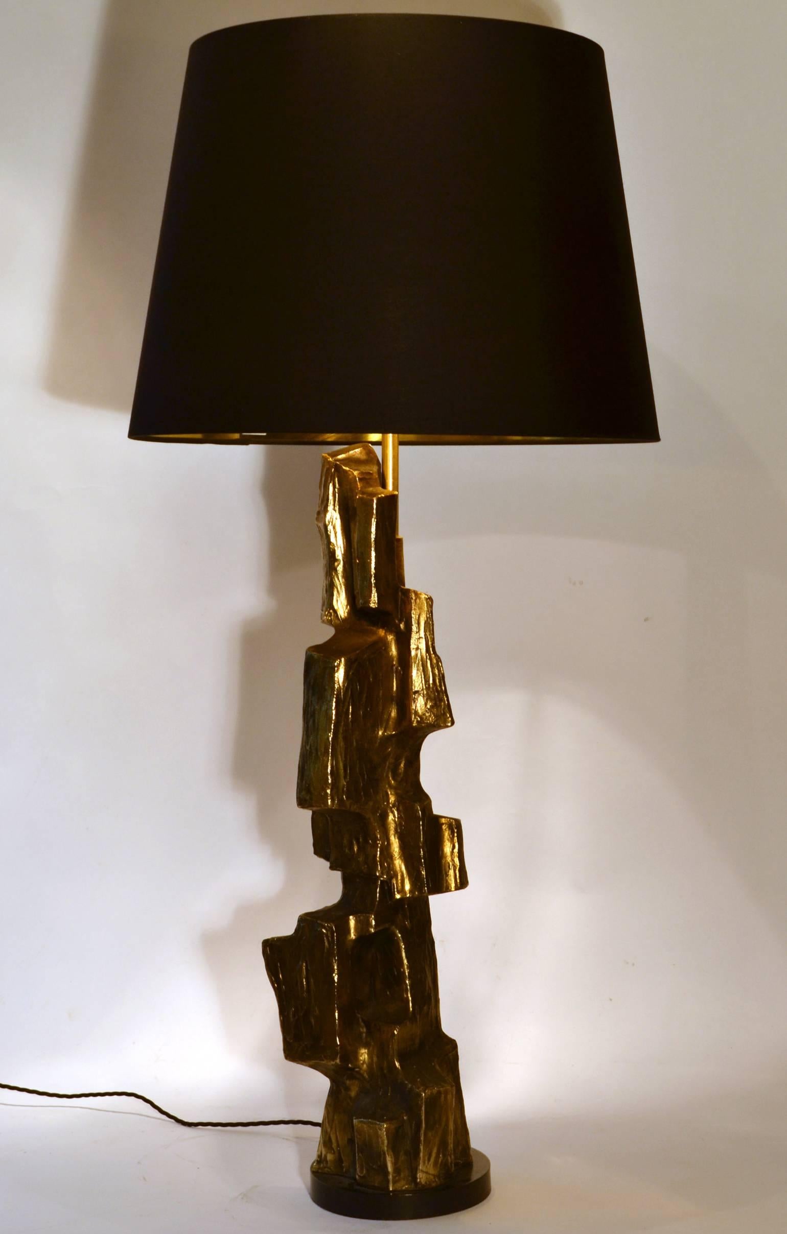 brutalist table lamp