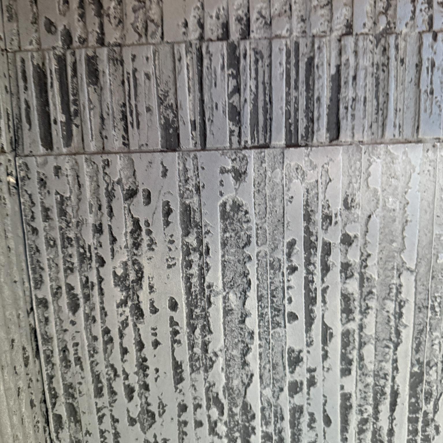American 1970s Brutalist Desk Mccarroll & Gillespe Forms+Surfaces Santa Barbara For Sale