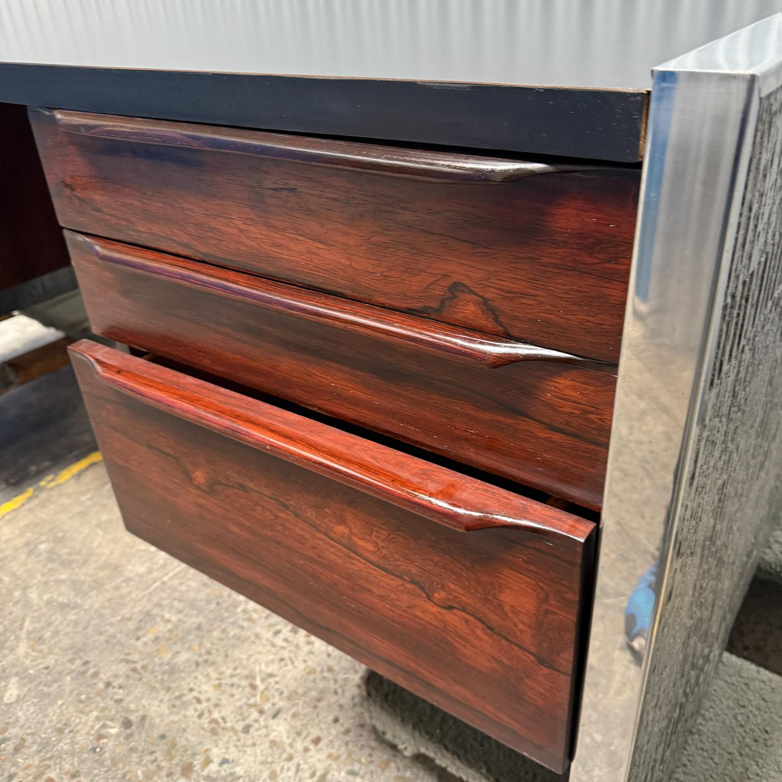 1970s Brutalist Desk Mccarroll & Gillespe Forms+Surfaces Santa Barbara For Sale 2