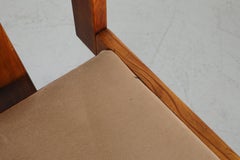 1970s Brutalist Hand-Carved Dining Chairs, Aquarius Enterprises, Set of 6