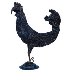 1970's Brutalist Rooster Sculpture