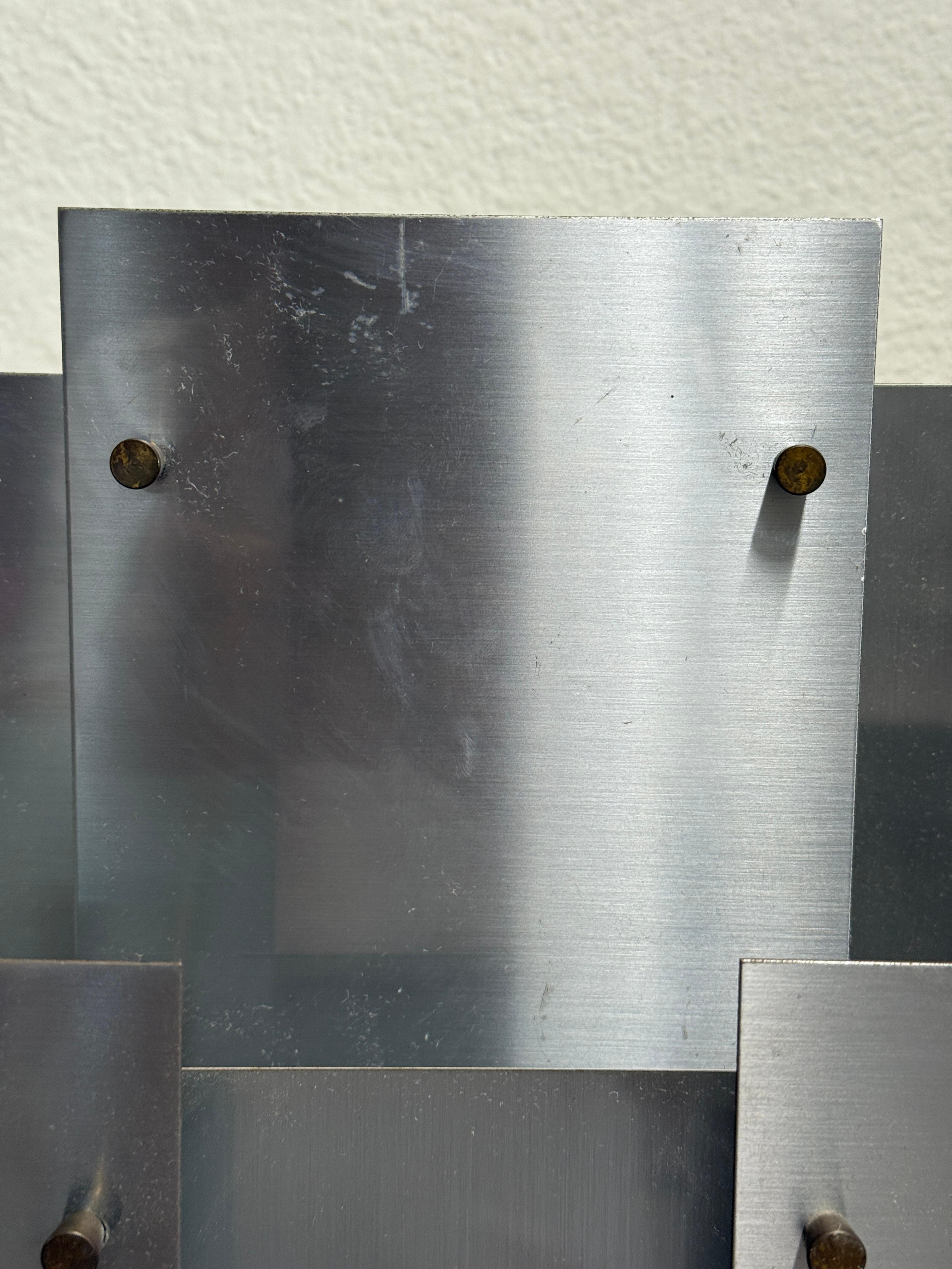 1970’s Brutalist Sonneman Cityscape Sconce For Sale 3