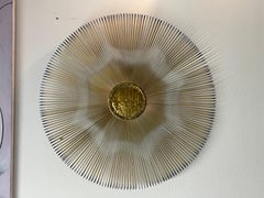 1970's Brutalist Starburst Wall Sculpture by Casa Devall