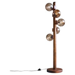 1970's Brutalist style Floor Lamp by Temde, Switzerland