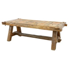 1970’s Brutalist Tile Coffee Table by Maison De Tonge