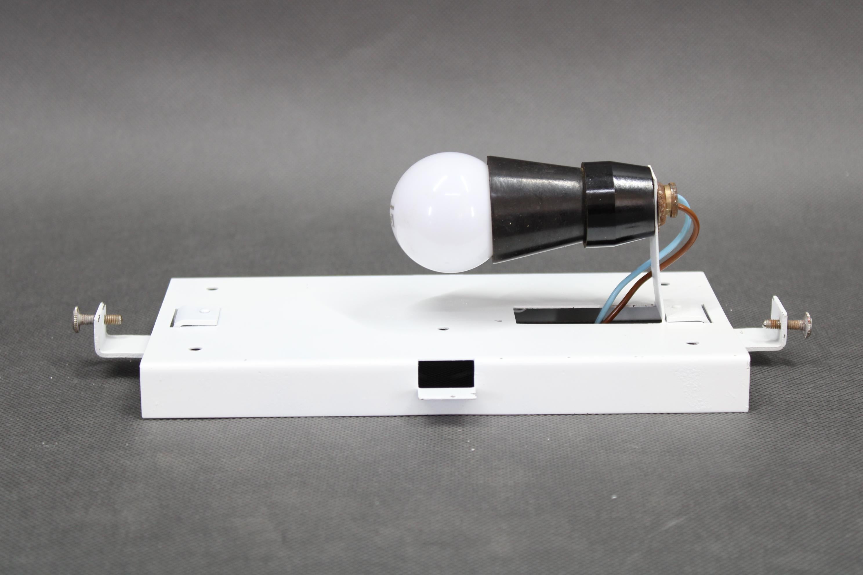 1970s Brutalist Wall Glass Light by Kamenicky Senov, Czechoslovakia For Sale 5