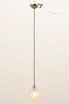 1970s Bubble Glass Pendant Light by Helena Tynell for Glashütte Limburg