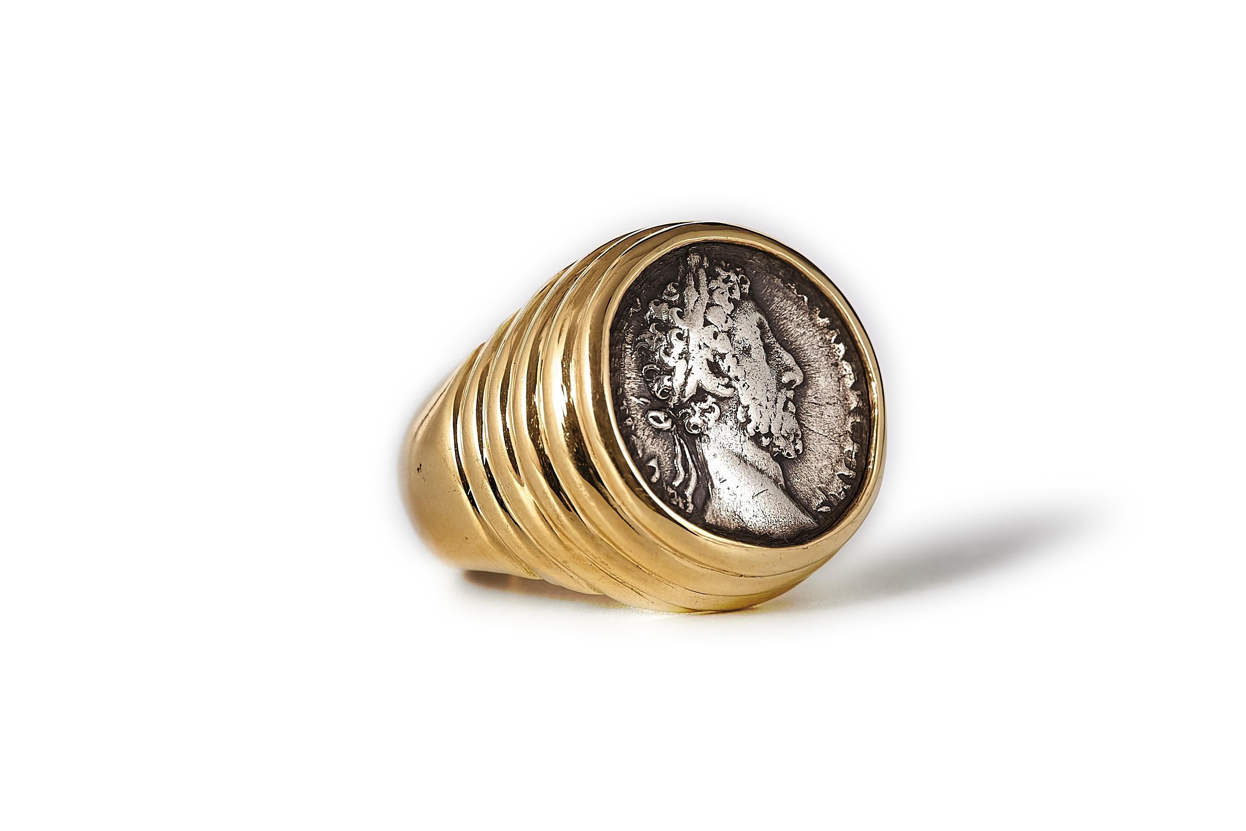 Anillo Bulgari Monete años 70, Emperador Commudos 180 - 192dc en venta 1