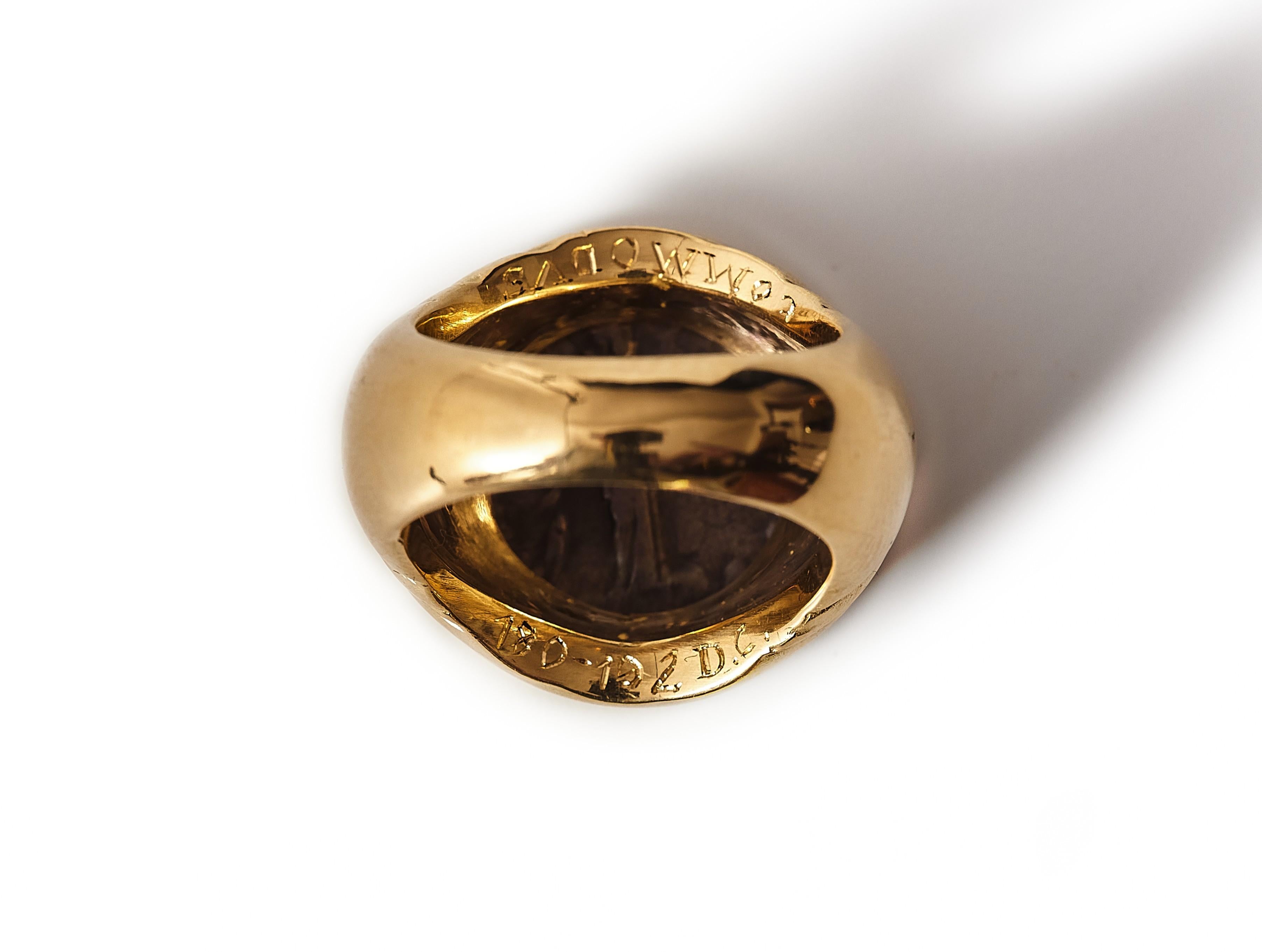 Anillo Bulgari Monete años 70, Emperador Commudos 180 - 192dc en venta 3