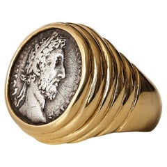 1970s Bulgari Monete ring, Emperor Commudos 180 - 192dc