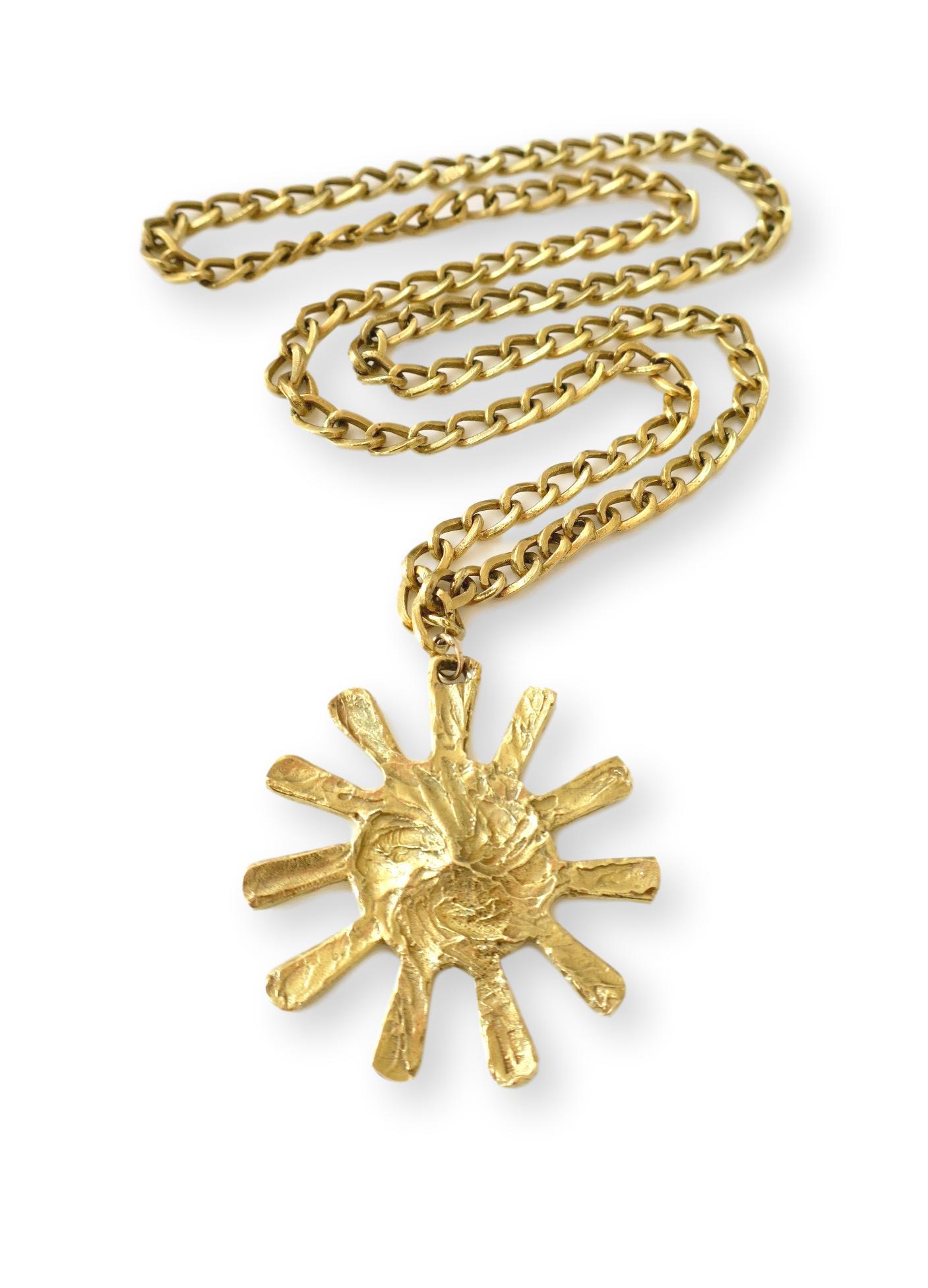 bulgari sunburst pendant