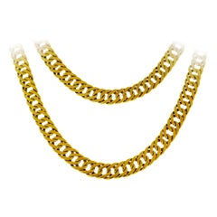 1970s Bulgari Yellow Gold Chain Necklace
