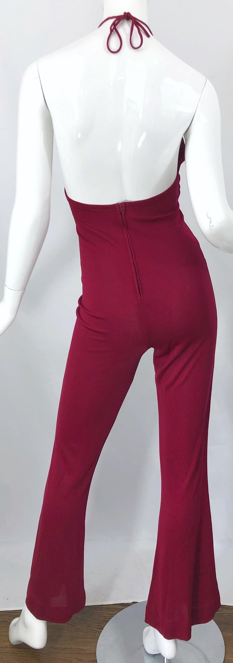 flared jumpsuit 70s