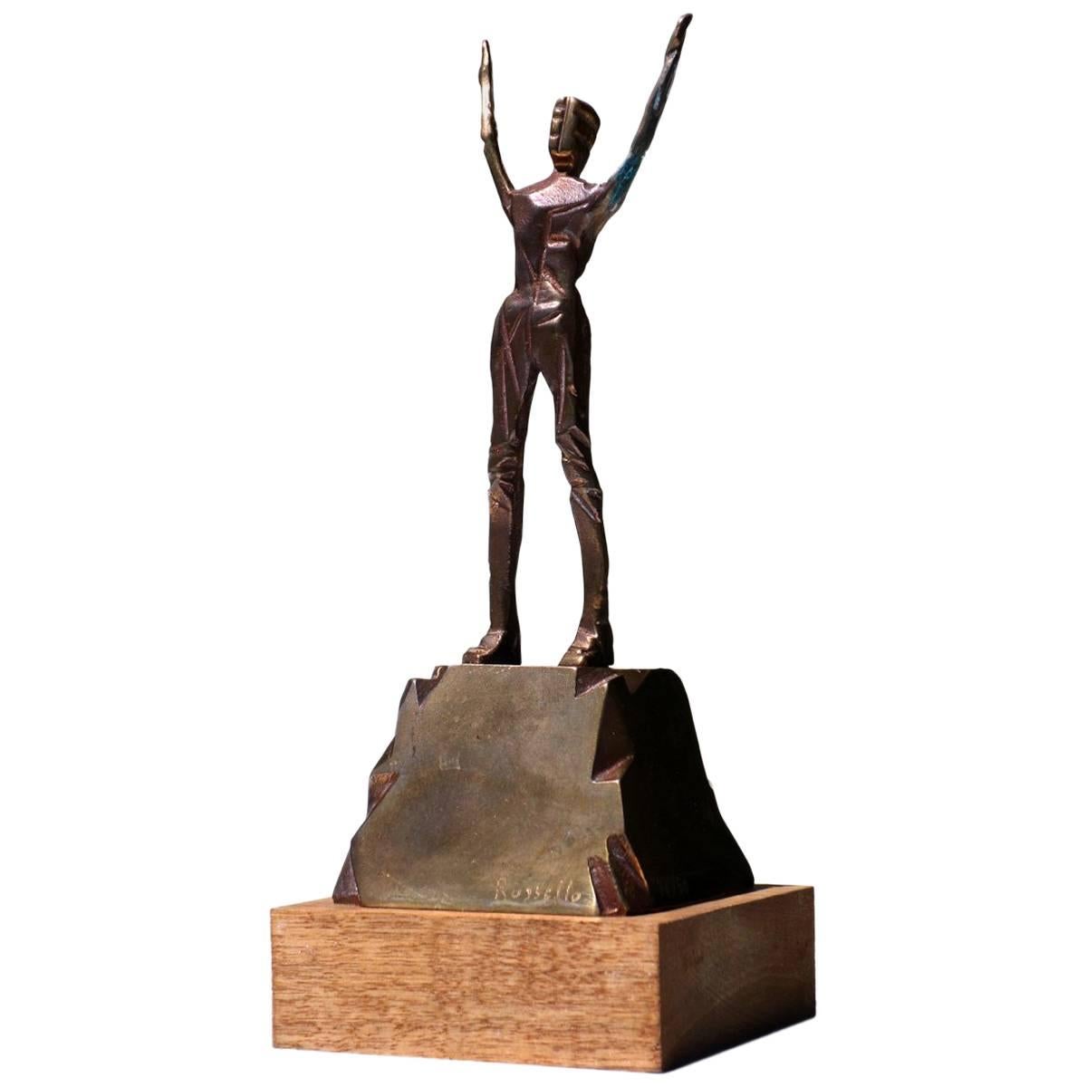 Sculpture - Figure de Mario Rossello des années 1970 en vente