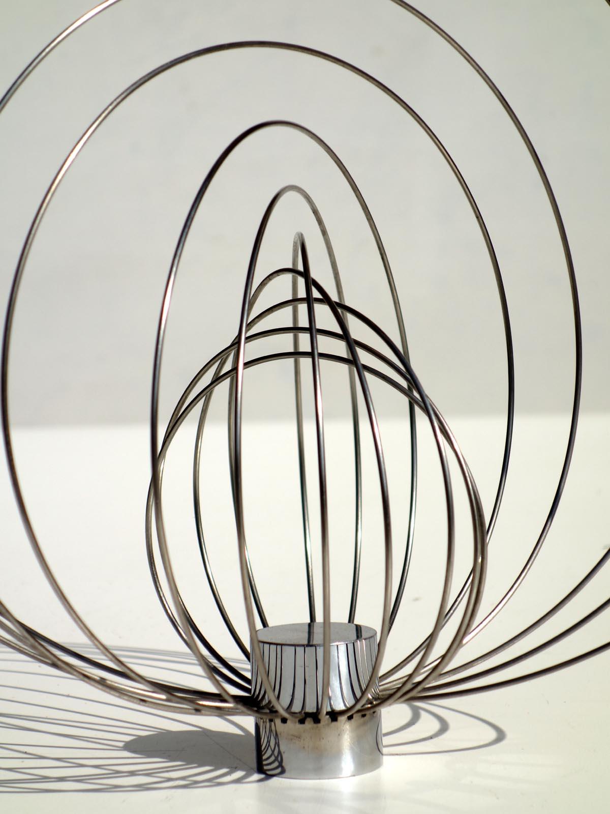 Rare steel sculpture
by Paolo Tilche, Arform, 1972-1973.