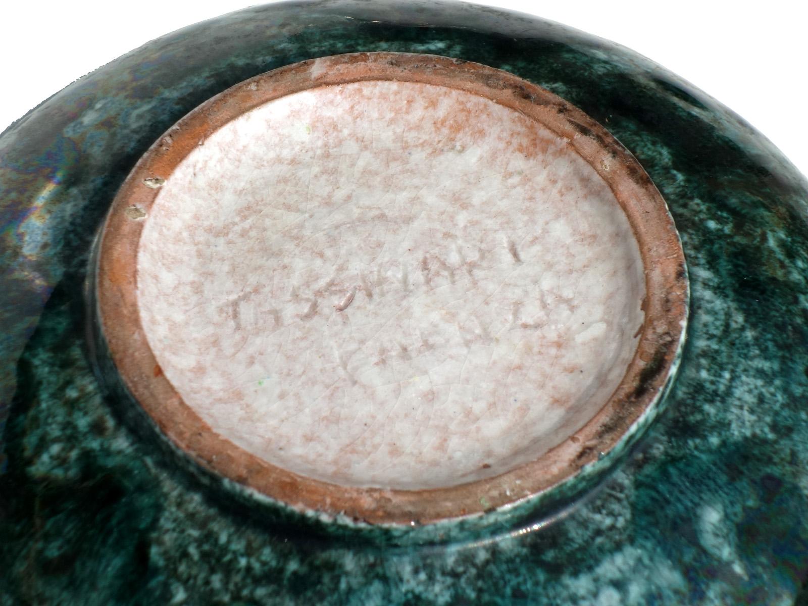 Boîte en céramique de poterie italienne Tassinari Faenza des années 1970 Excellent état - En vente à Brescia, IT