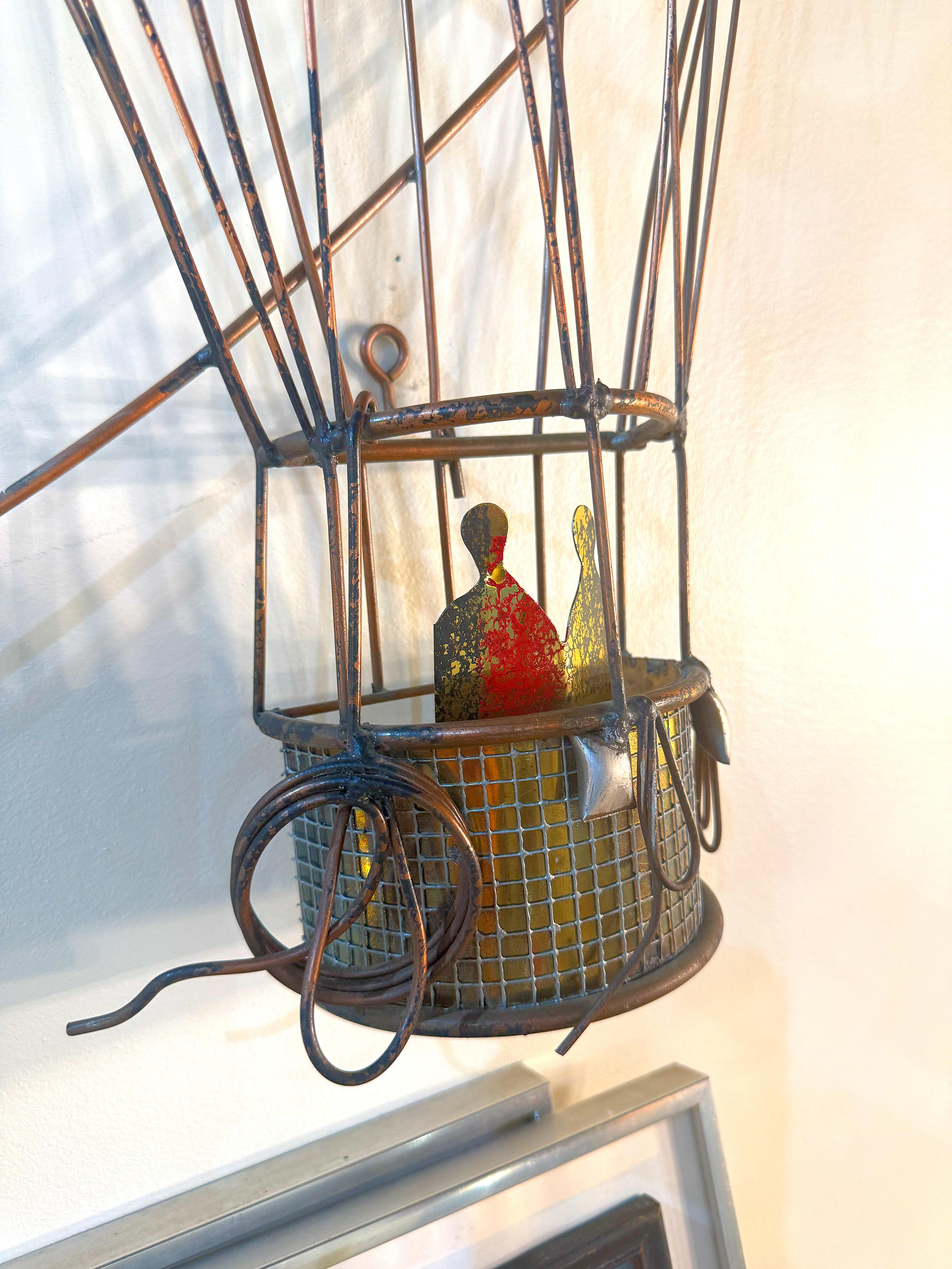 Fine XX secolo Scultura di mongolfiera di A.I.C. del 1970 in vendita