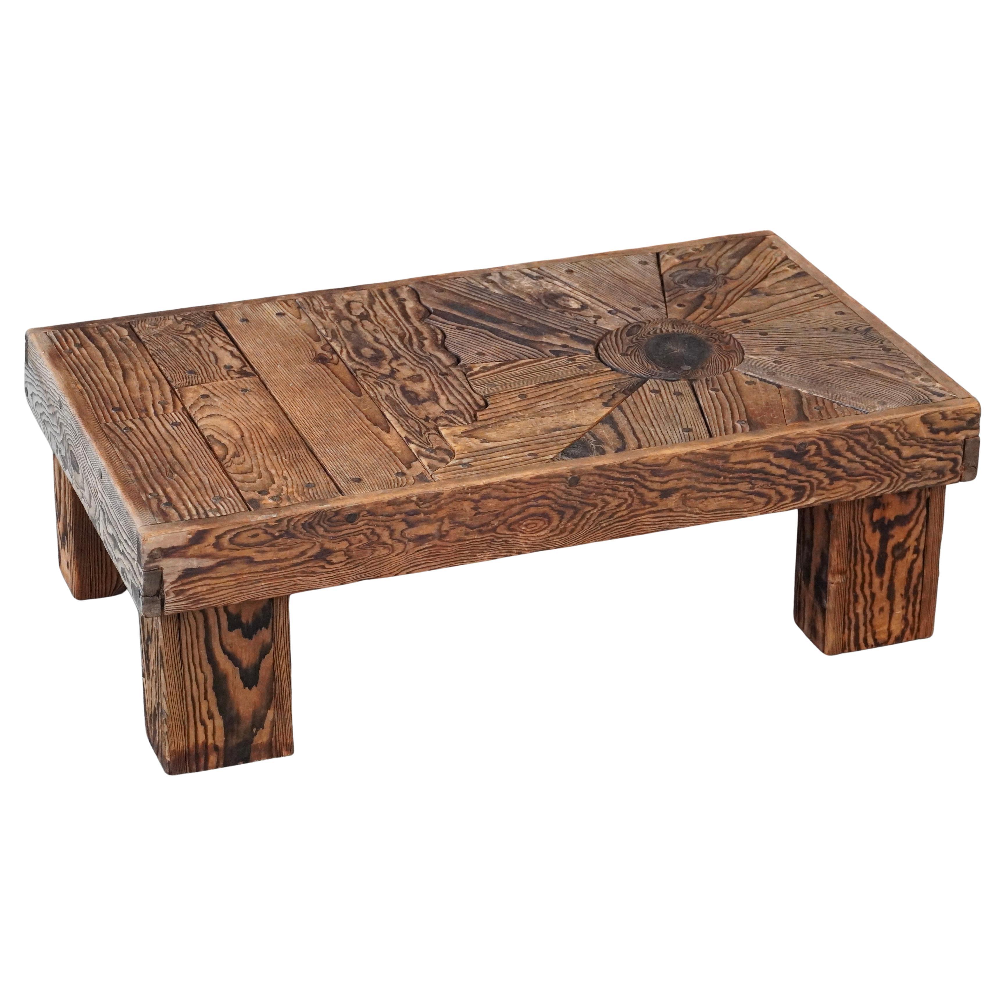 1970s California Studio Craft Tea / Small Coffee Table For Sale