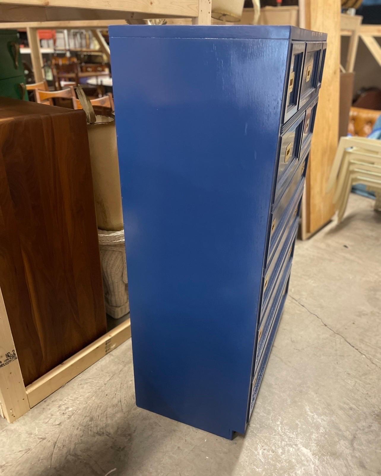 1970’s Campaign Dresser Newly Lacquered in Hague Blue 1