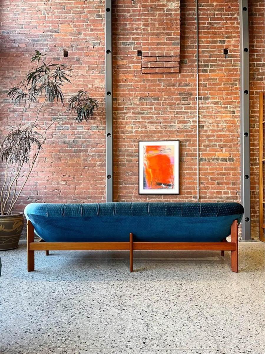 1970’s Canadian Teak Sofa by Huber & Co 2