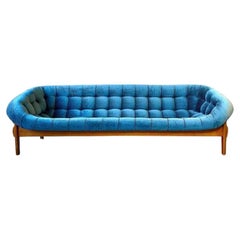 1970er Kanadisches Teakholzsofa von Huber & Co