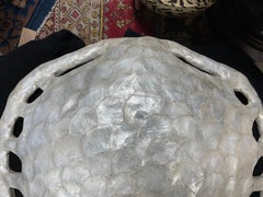 1970s Capiz Shell Faux Turtle Shell