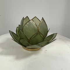 1970er Kapizzenmuschel-Teelicht-Kerzenhalter, Satz von 2