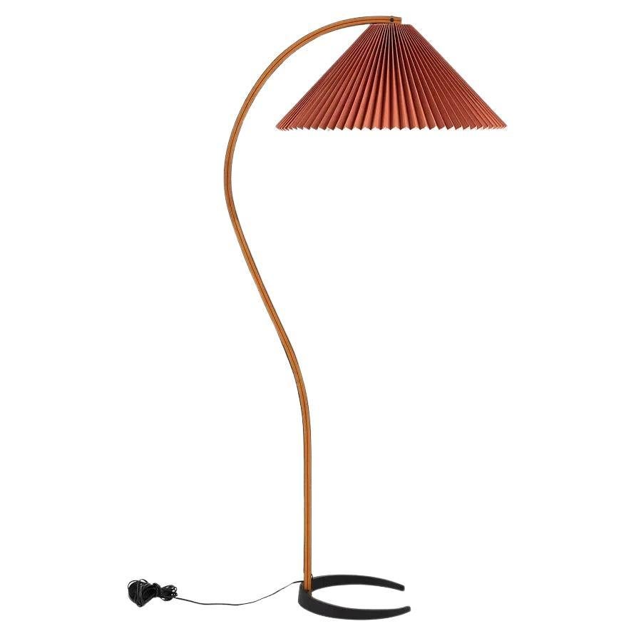 1970s Caprani Timberline Teak Floor Lamp by Mads Caprani in Denmark For Sale