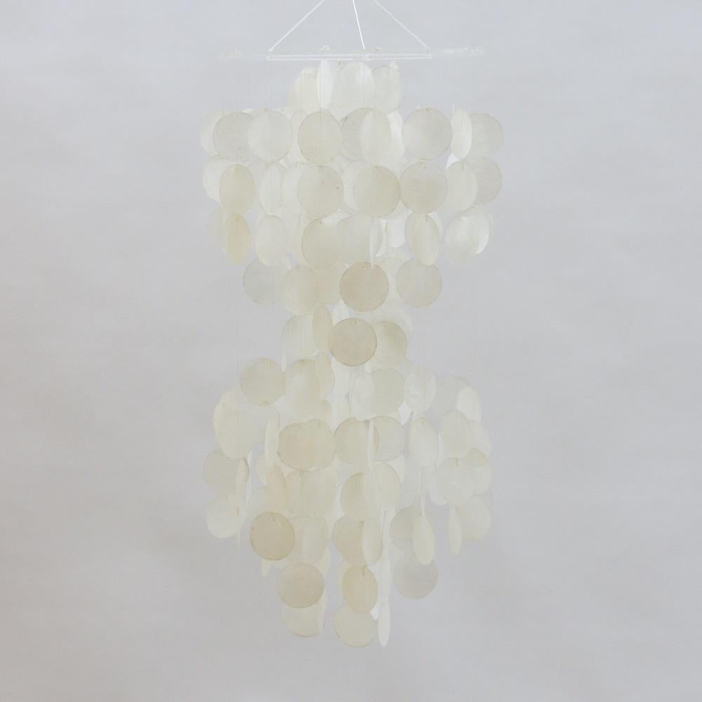 1970s Caprice Shell Mobile Wind Chime For Sale 5