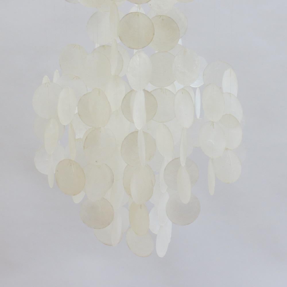 caprice shell chandelier
