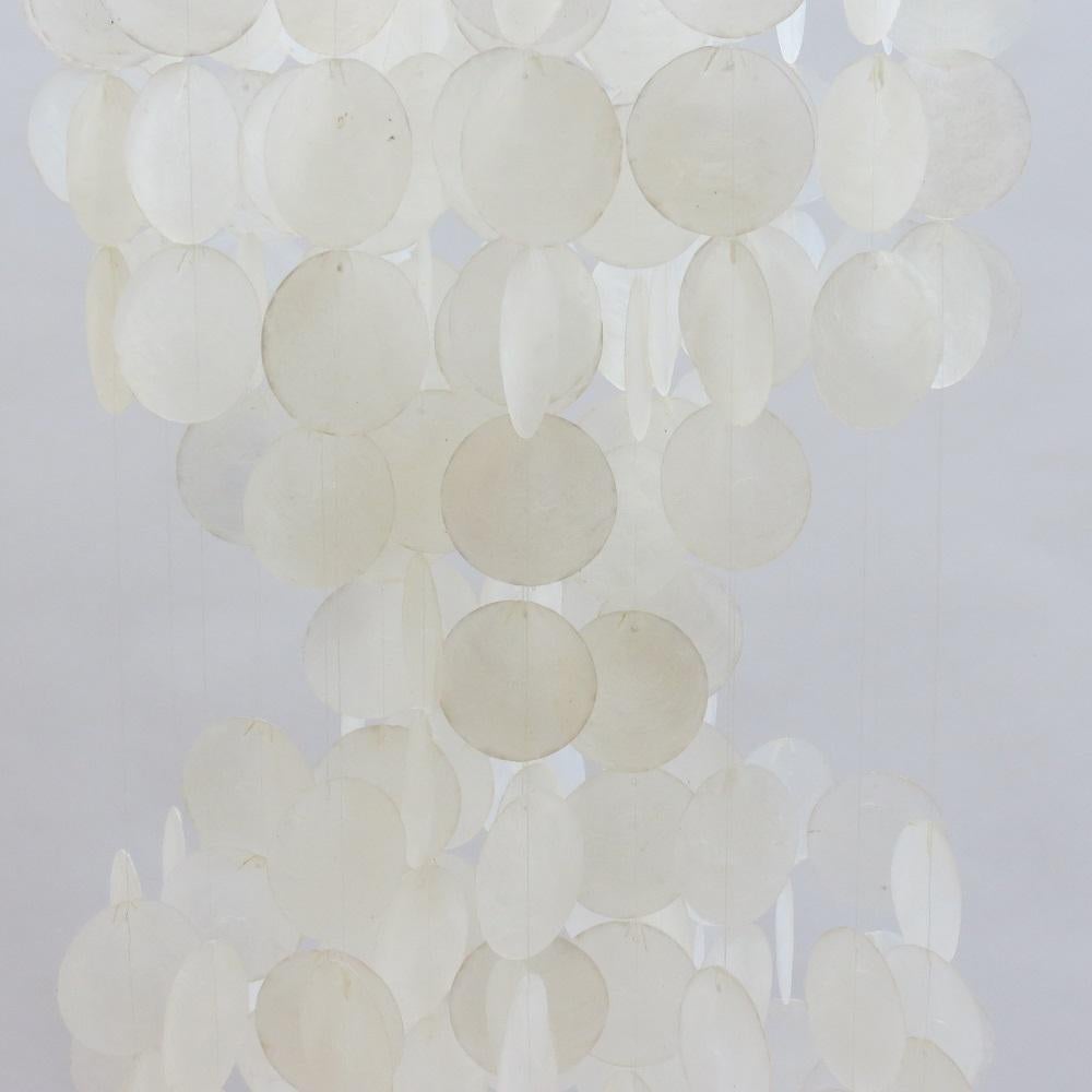 1970er Jahre Caprice Muschel Mobile Wind Chime (Englisch)