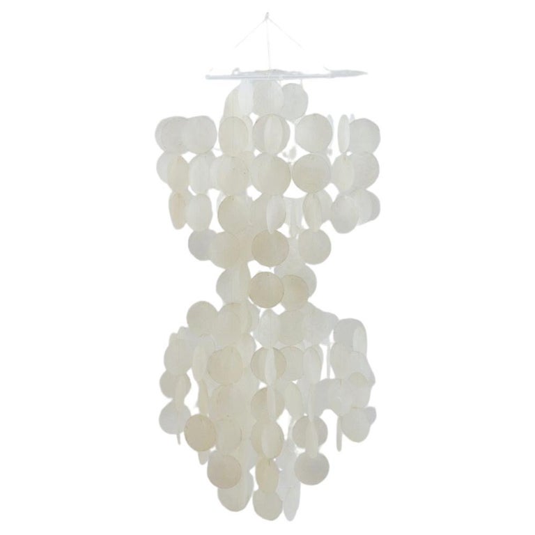1970s Caprice Shell Mobile Wind Chime For Sale at 1stDibs