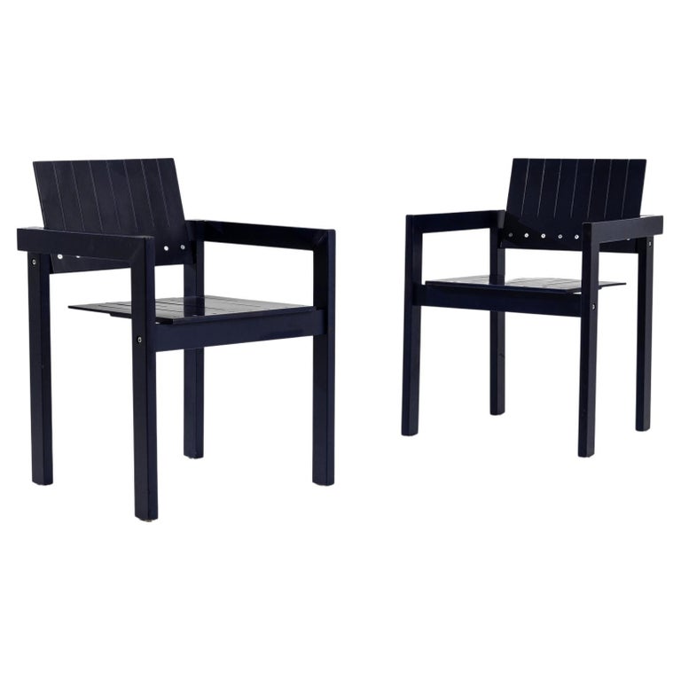 1970s Carl Hansen and Son Wooden Armchairs, a Pair For Sale at 1stDibs