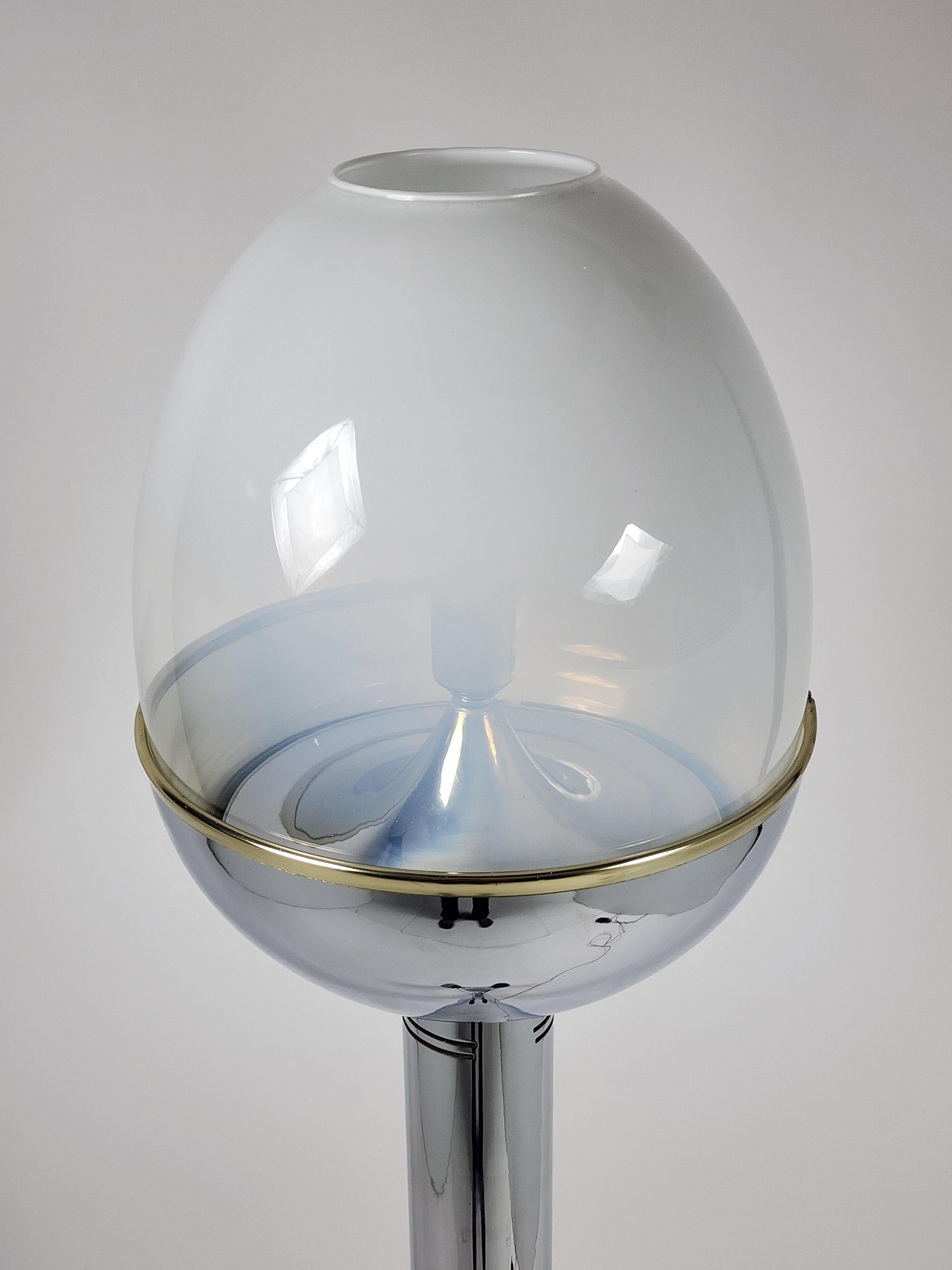Années 1970 Carlo Nason Âge de l'espace  Lampadaire , Italie en vente 4
