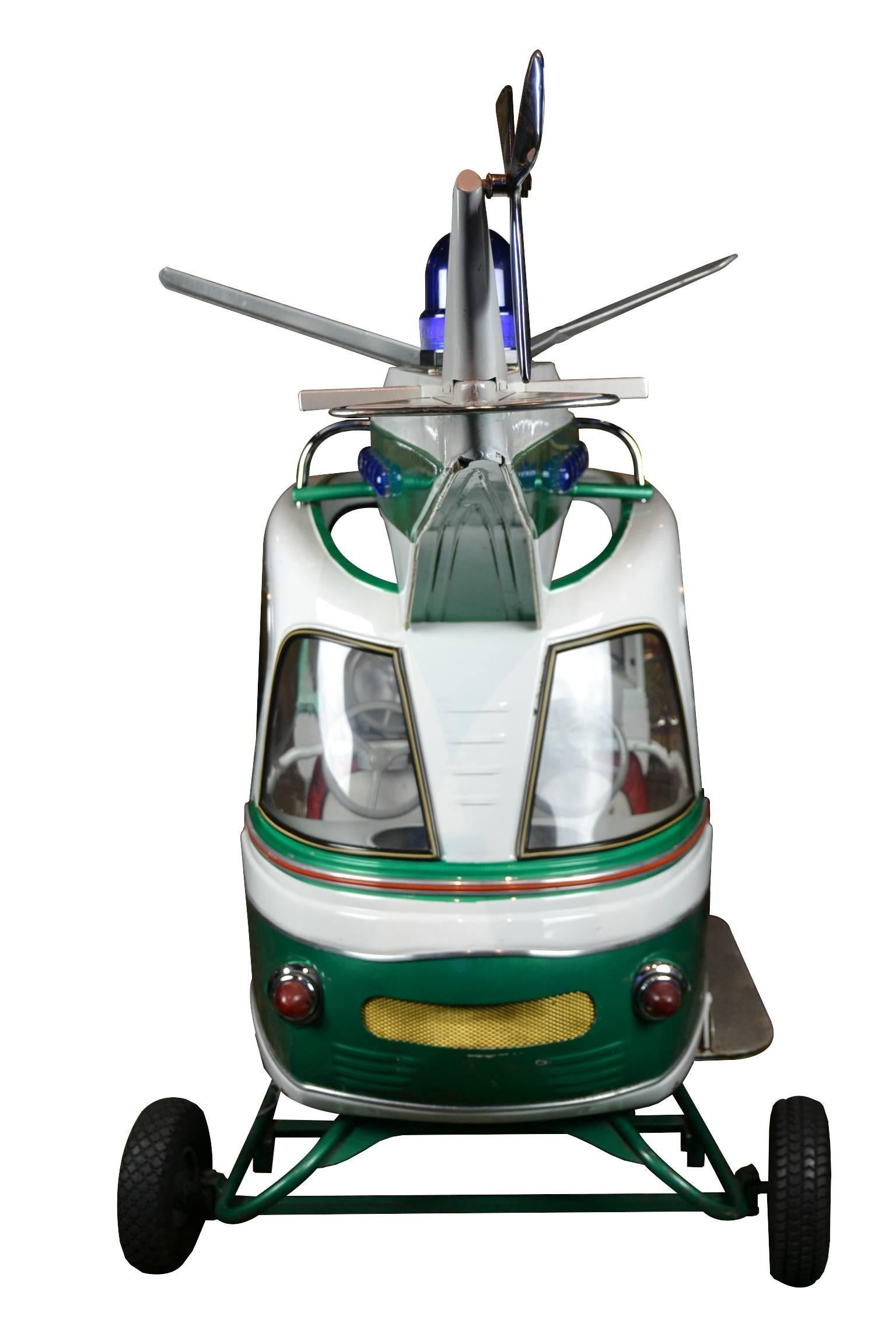 Belgian 1970s Carousel Helicopter L' Autopède, Begium