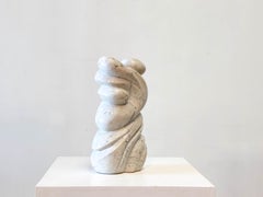 1970's carrara marble Belgian sculpture
