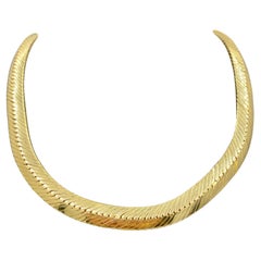 1970er Cartier 18k Gold Halsband