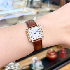 1970's Cartier Ceinture Mechanical Wind 18k Two Tone Gold Ladies Watch